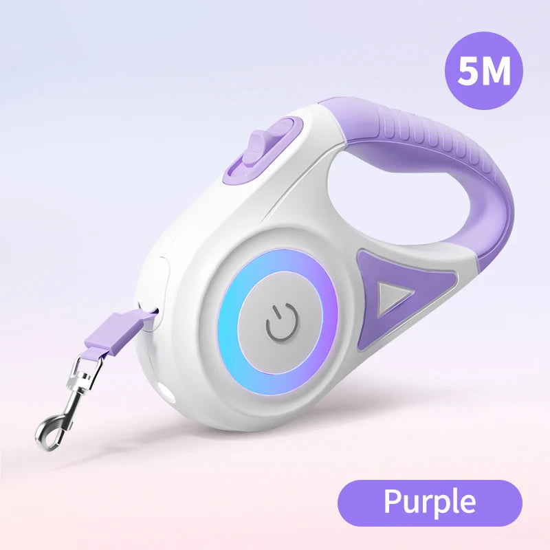 MyHouseWiz™️ROJECO 5M Automatic Dog/Cat Leash Retractable LED Luminous Leading
