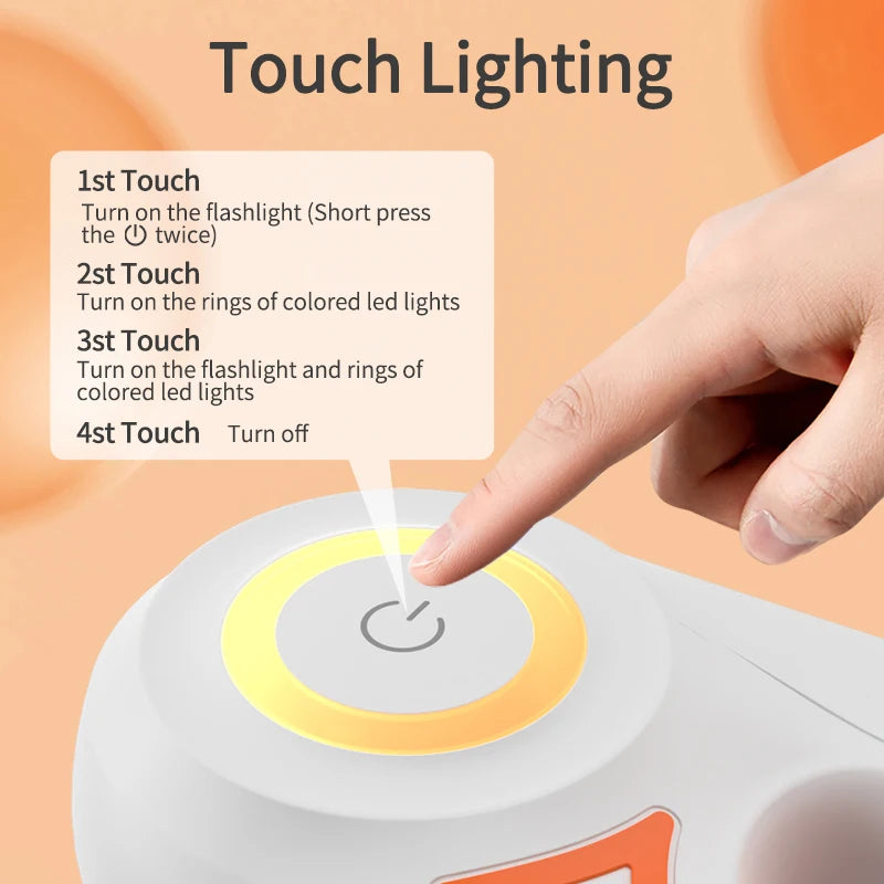 MyHouseWiz™️ROJECO 5M Automatic Dog/Cat Leash Retractable LED Luminous Leading