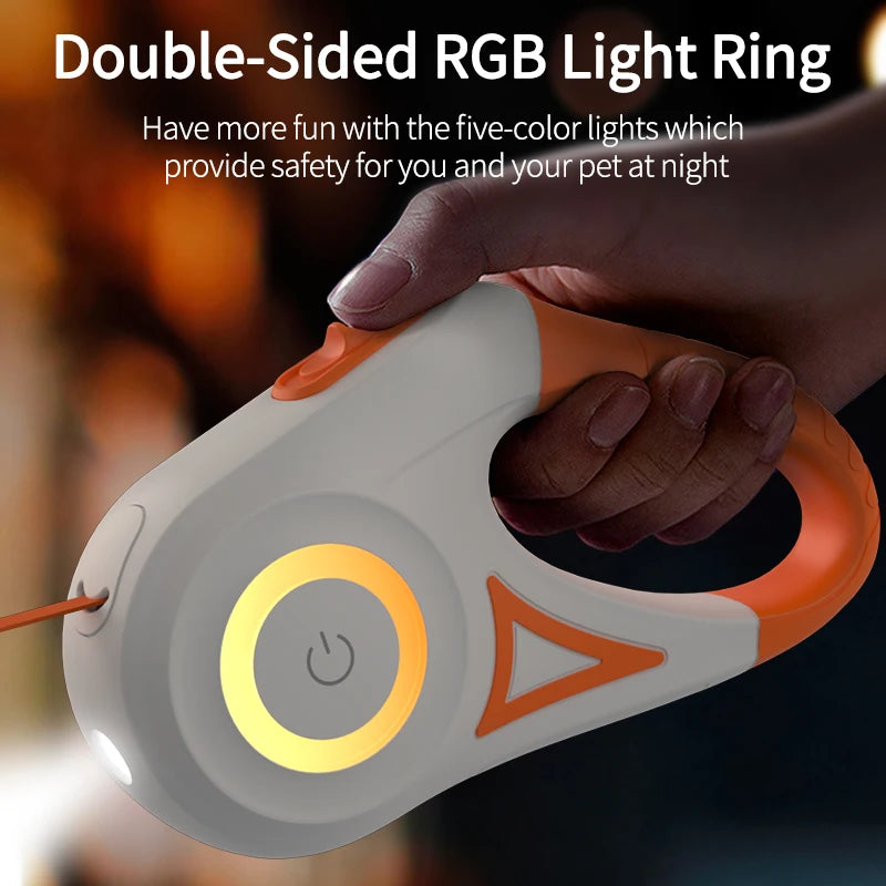 MyHouseWiz™️ROJECO 5M Automatic Dog/Cat Leash Retractable LED Luminous Leading