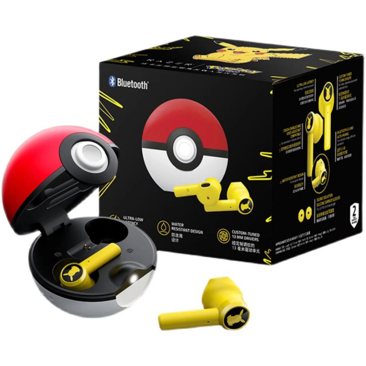 MyHouseWiz™️Pokemon Pikachu Earphones Wireless Bluetooth 5.0 Razer Sport