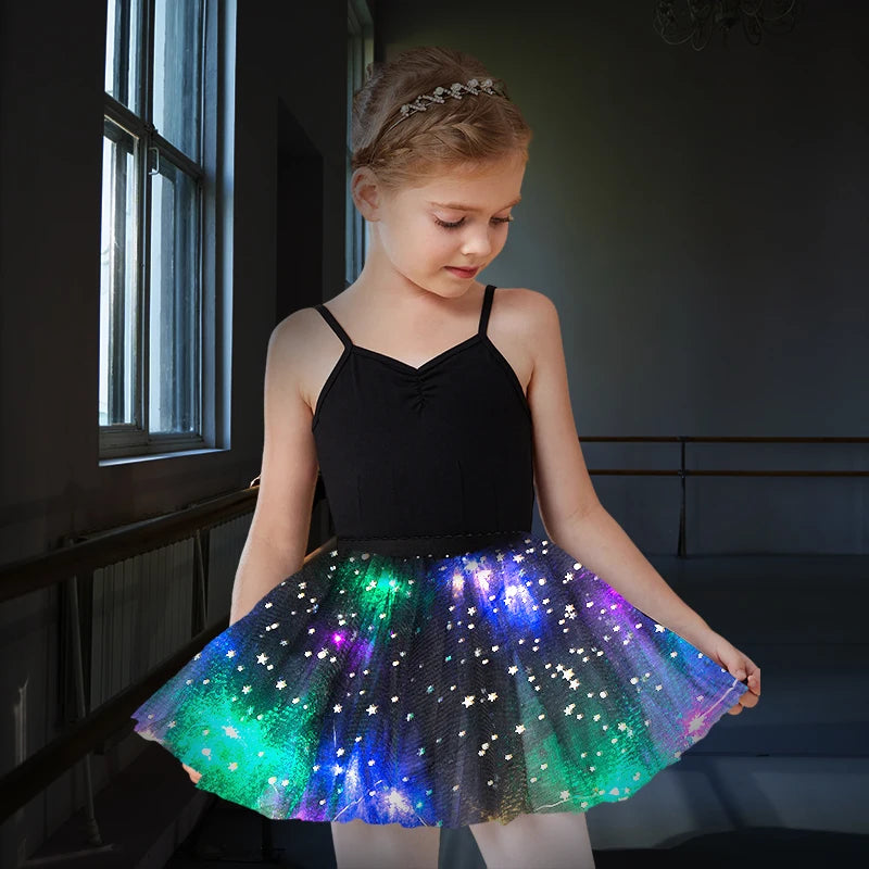 MyHouseWiz™️Girls Skirts With Neon LED Light