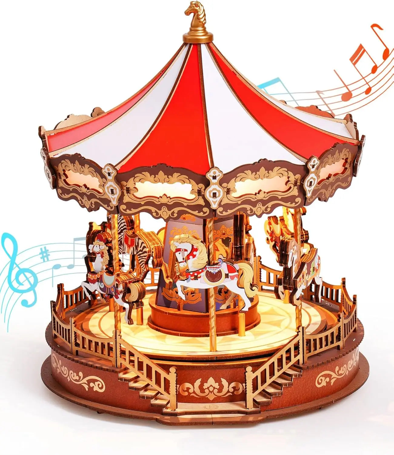 MyHouseWiz™️Robotime Rolife Classic Carousel Music Boxes