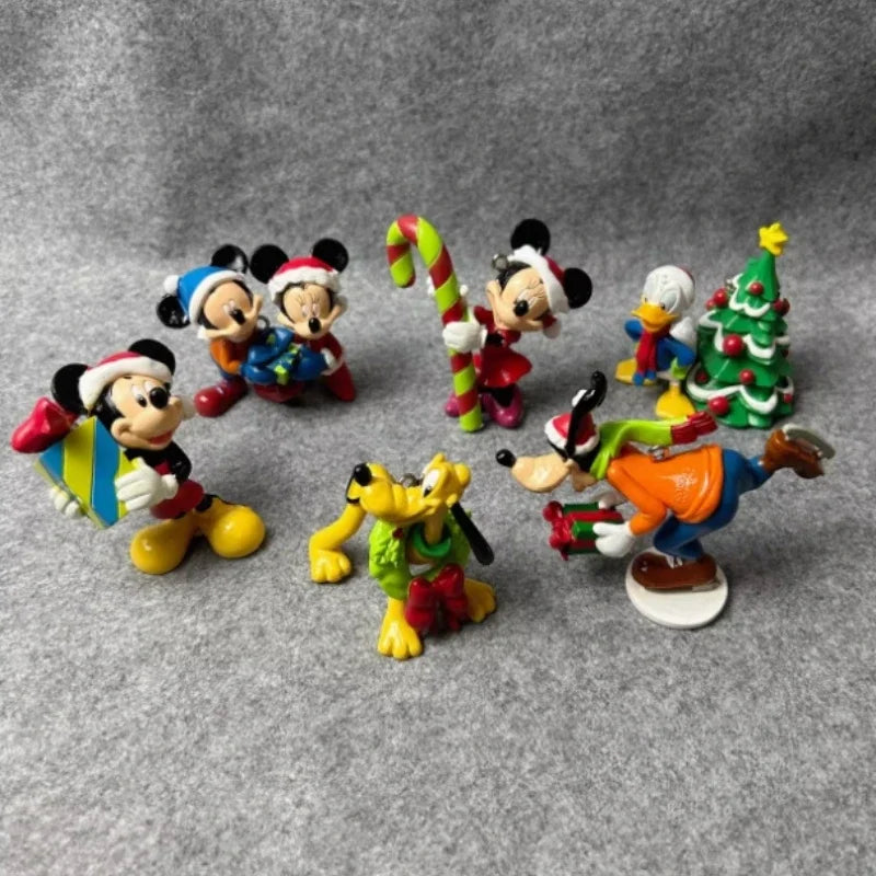 MyHouseWiz™️ 6Pcs/Set Disney Mickey Mouse Minnie Goofy Plut Donald Duck Daisy Christmas Series