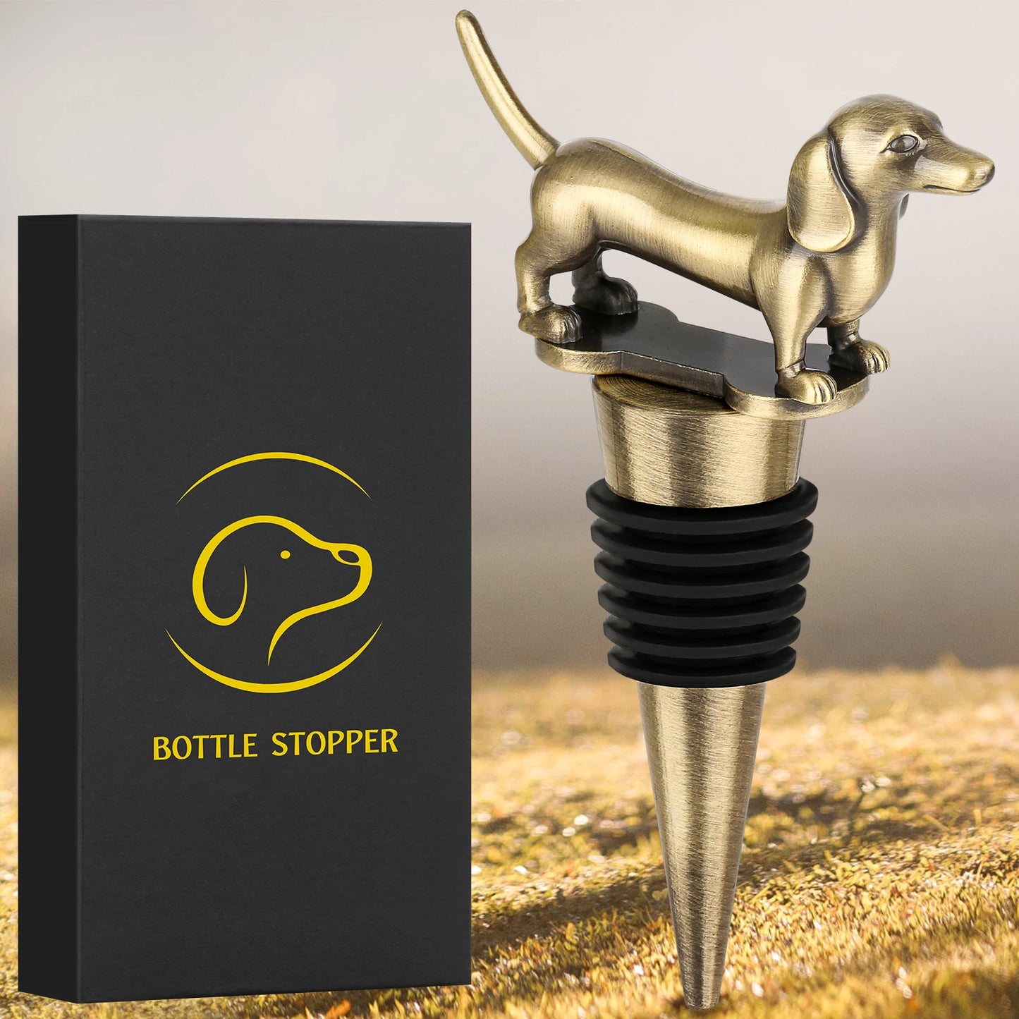 MyHouseWiz™️Dachshund Dog Wine Bottle Stopper