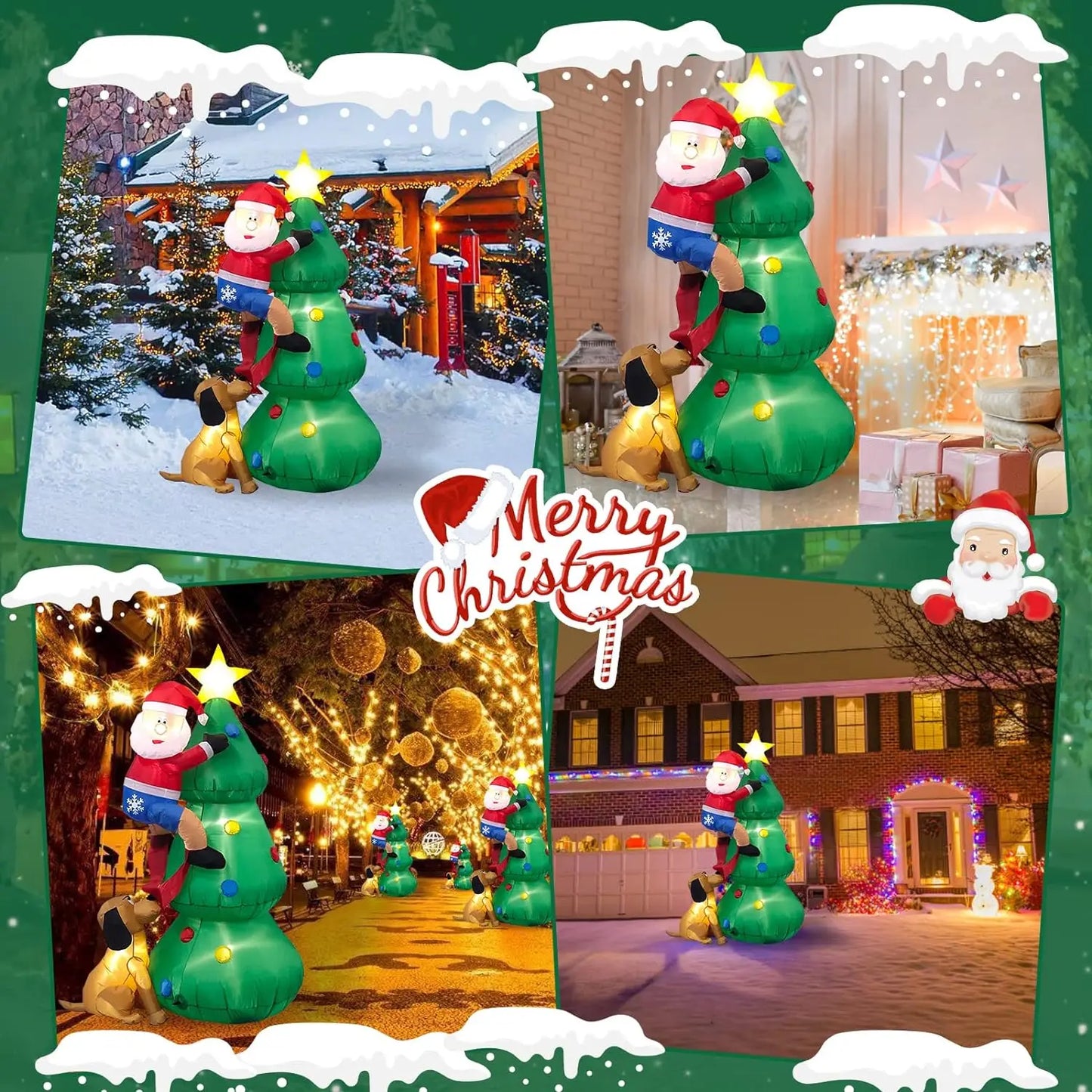 MyHouseWiz™️Christmas Inflatable Decoration Toy Built-in LED Light