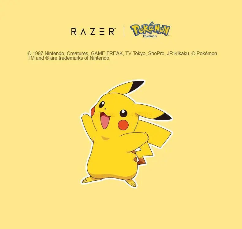 MyHouseWiz™️Pokemon Pikachu Earphones Wireless Bluetooth 5.0 Razer Sport