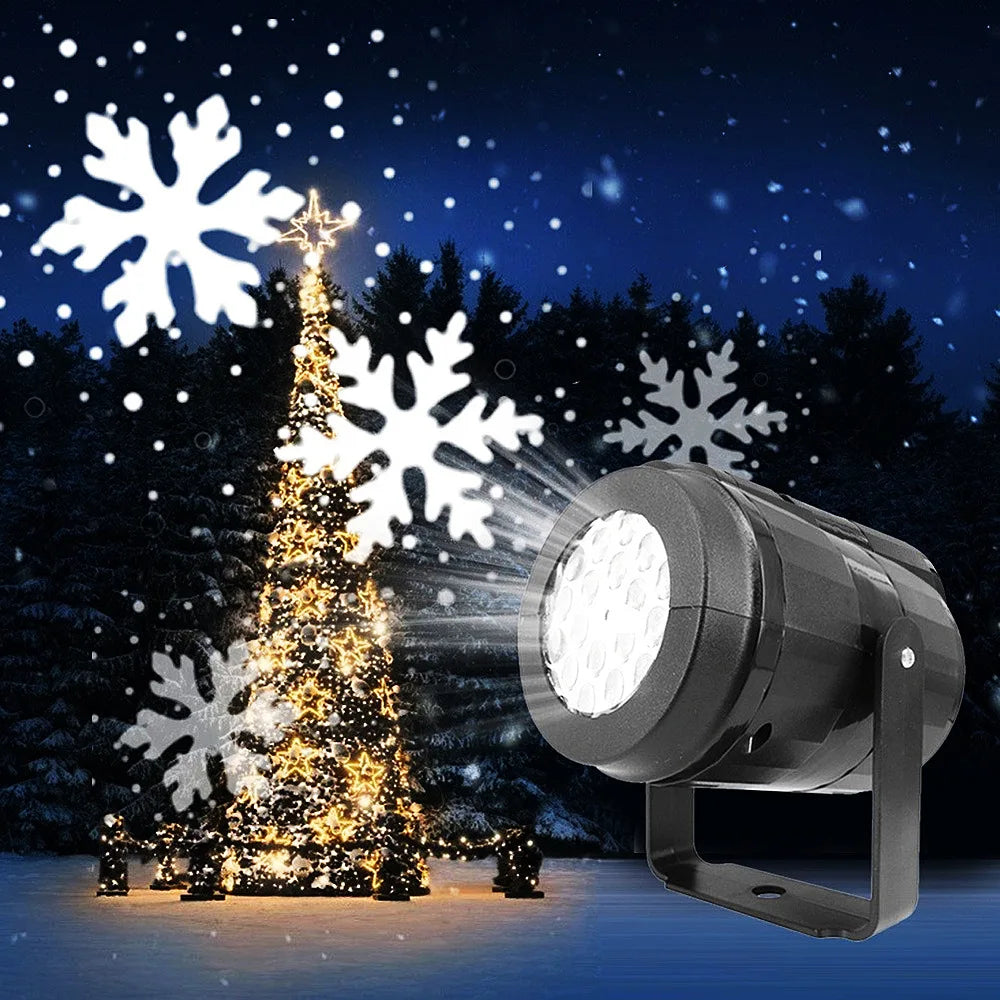 MyHouseWiz™️LED USB Snowflake Projector Holiday Lights