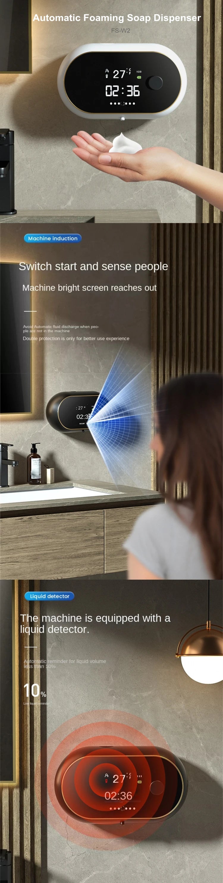 MyHouseWiz™️ Waterproof Automatic Soap Dispenser