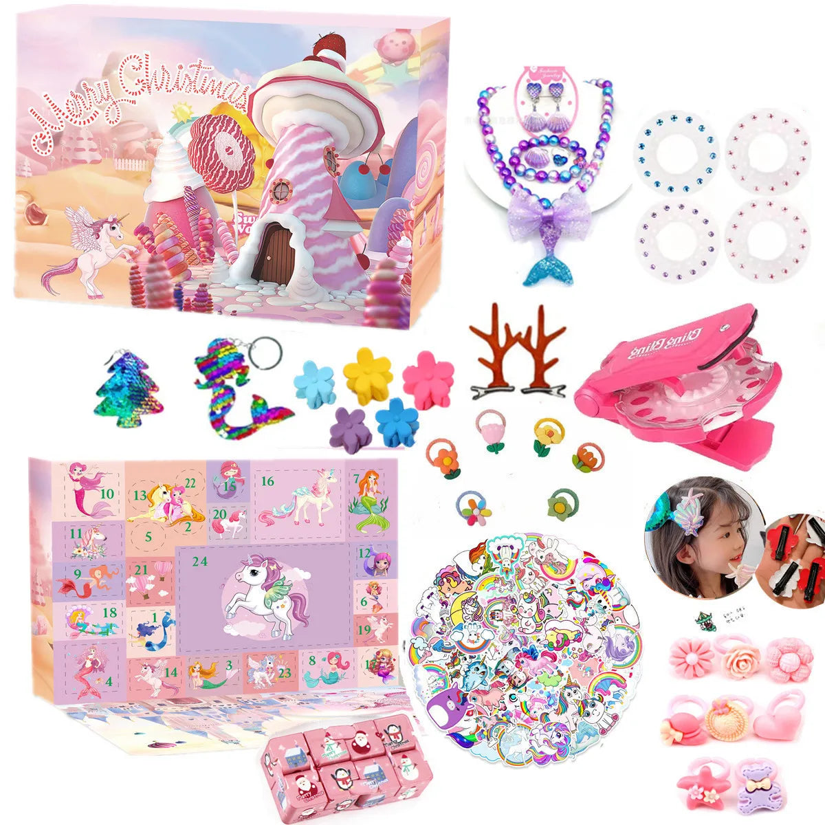 MyHouseWiz™️2025 Christmas Advent Calendar Gift Box for Girl Kids