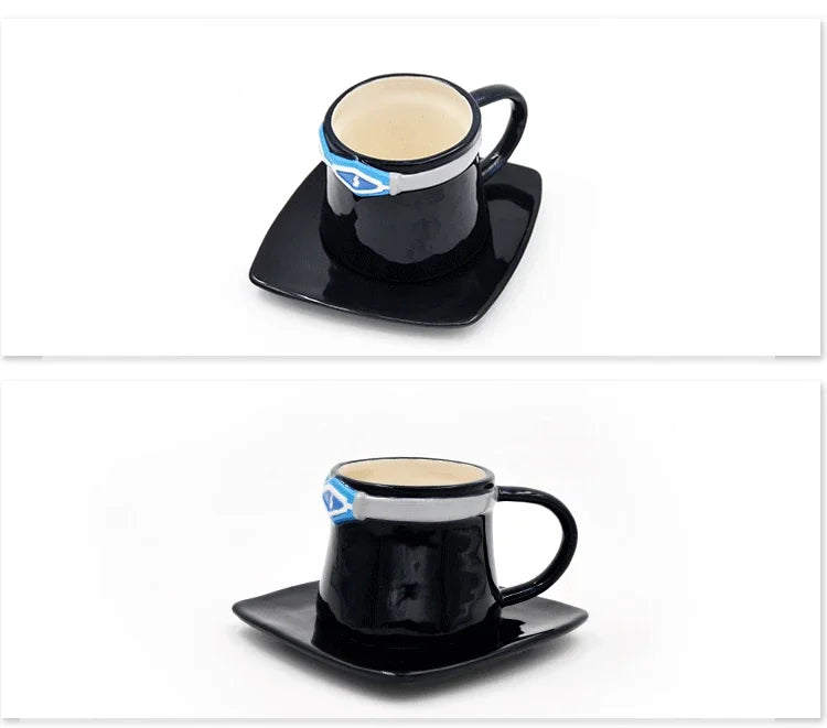 MyHouseWiz™️One Piece Ceramic Mug – Creative Hat-Shaped Coffee Cup Inspired by the Three Brothers