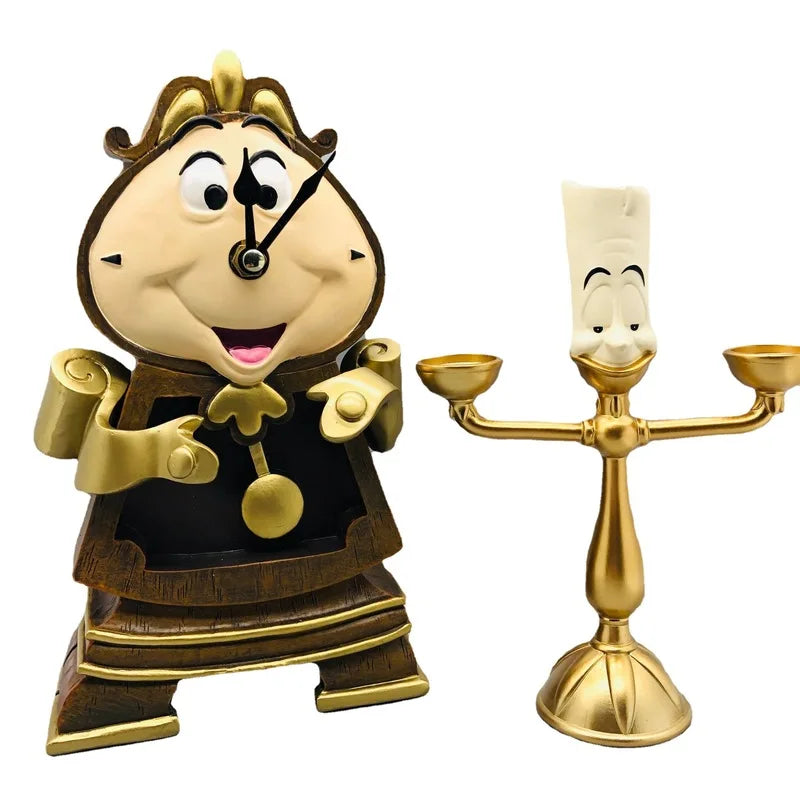 MyHouseWiz™️ Disney Beauty And The Beast Cogsworth Mr Clock 24cm Action Figure