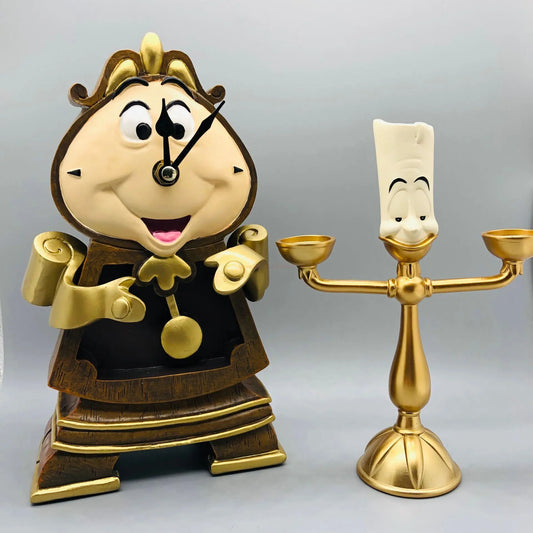 MyHouseWiz™️ Disney Beauty And The Beast Cogsworth Mr Clock 24cm Action Figure