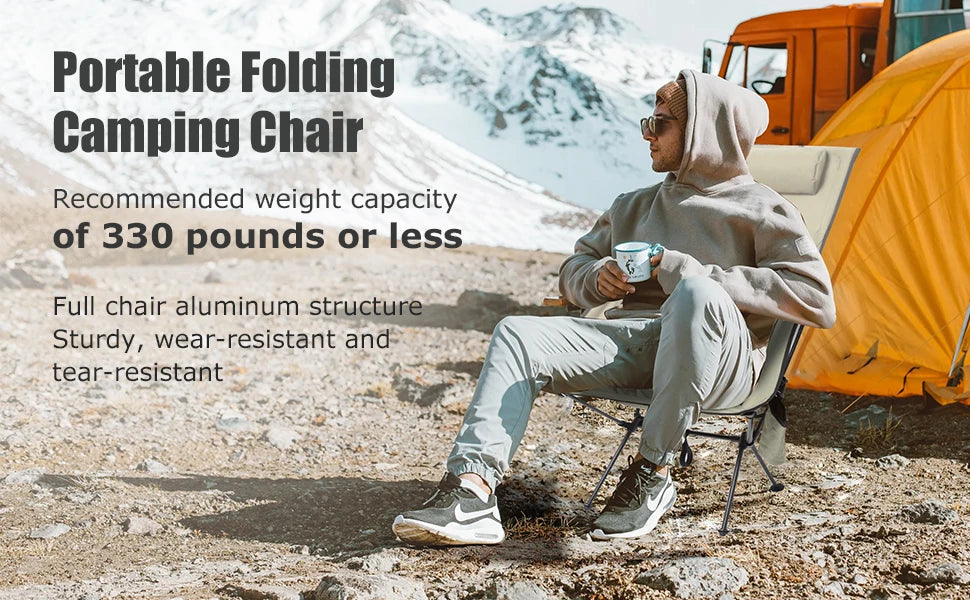 MyHouseWiz™️ Portable Folding Camping Chair