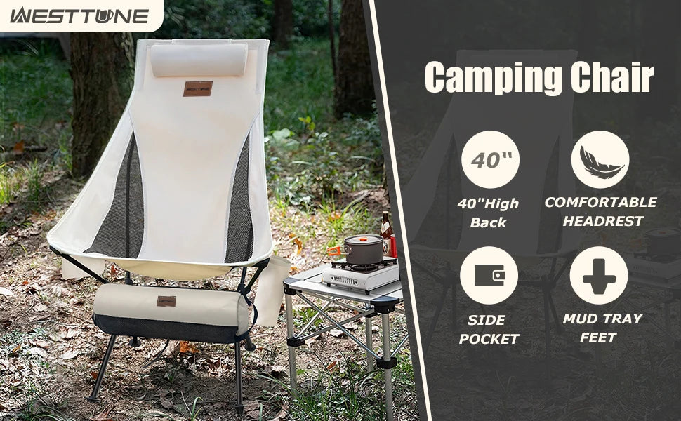 MyHouseWiz™️ Portable Folding Camping Chair