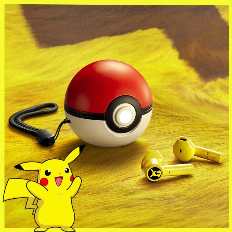 MyHouseWiz™️Pokemon Pikachu Earphones Wireless Bluetooth 5.0 Razer Sport